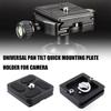 DSLR Camera Quick Release Plate 40mm Quick Release Plate Aluminum Adapter 1/4inch Screw Mount for Camera Tripod