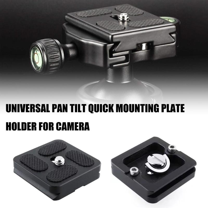 DSLR Camera Quick Release Plate 40mm Quick Release Plate Aluminum Adapter 1/4inch Screw Mount for Camera Tripod