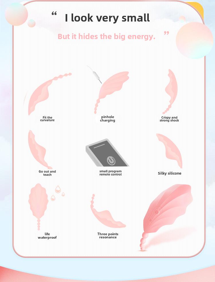 Mini vibrador vestível Miji Huabei para mulheres - brinquedo de massagem e estimulação (120/Caixa)