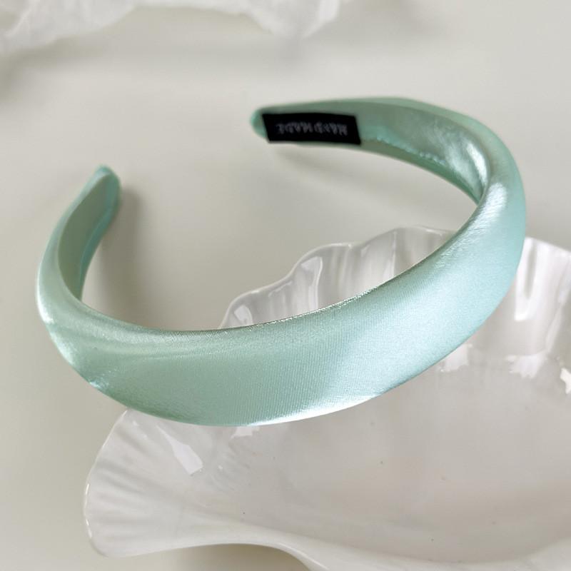 Satin Mercerized Sponge Headband Female Korean Temperament Hair Band Hair Accessories