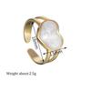 Atoztide New Fashion Vintage Rings For Men Women Stainless Steel Gold Color Adjustable Neutral Retro Ring Anillo Jewelry Gift