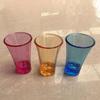 Creative Clear Plastic Cups Reusable Colored Wine Cup Party Shot Glasses Jelly Cups Tumblers Birthday Supply Kitchen Accessories