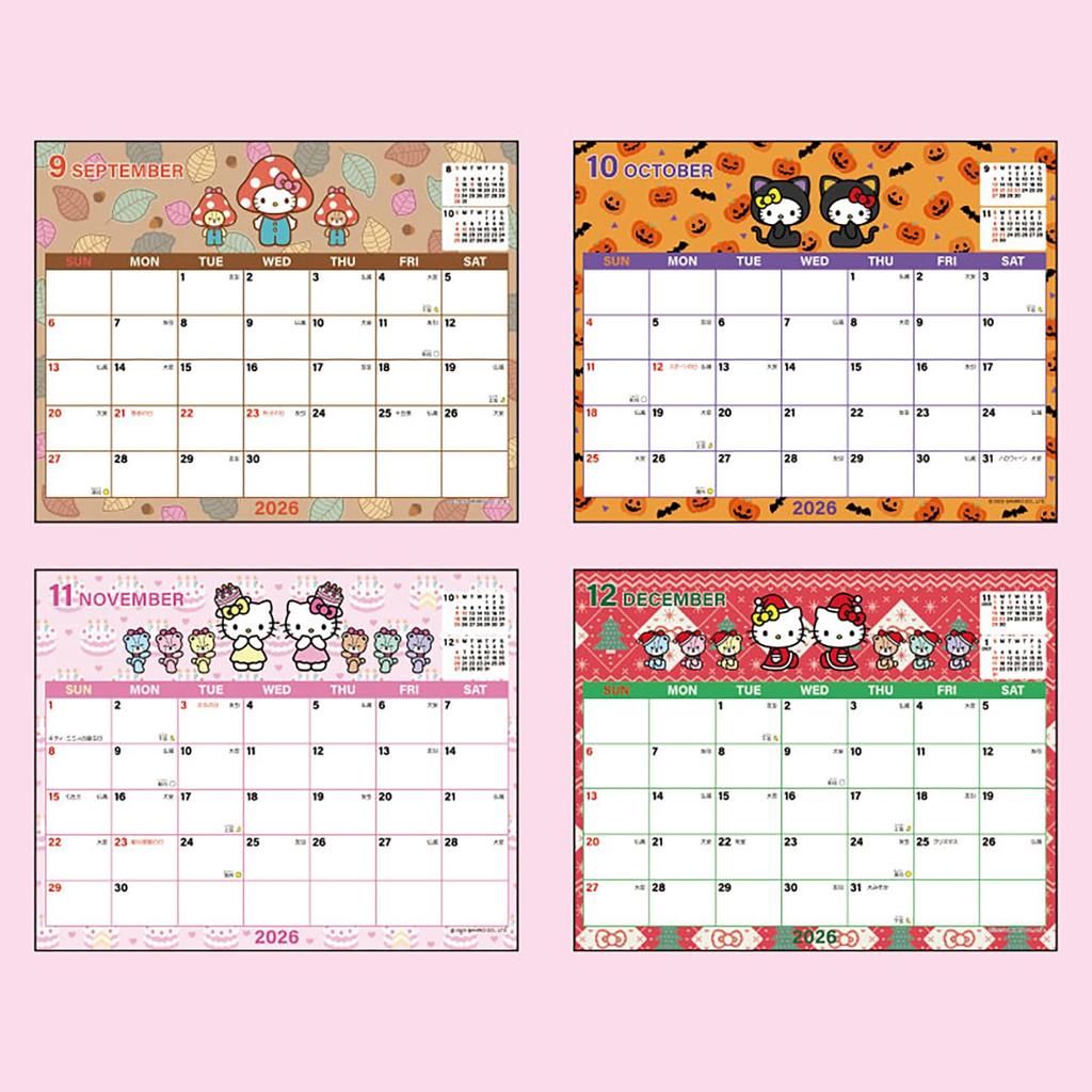 Sanrio 2026 Hello Kitty Paper Desk Calendar 622265