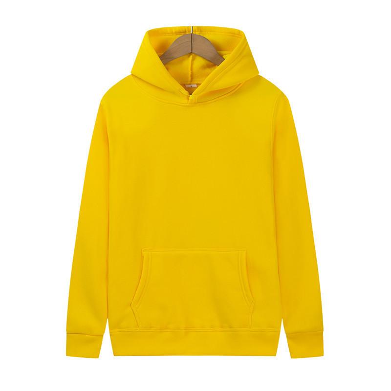 European and American Light Plate Sweater Men's and Women's Solid Color Sweater Printed Hoodie Loose Casual Hoodie Sweatshirt Batch