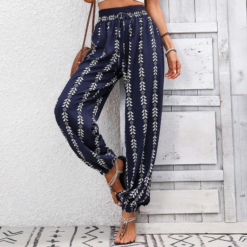 Pantaloni largi de damă Pantaloni casual versatili Pantaloni lanternă la modă