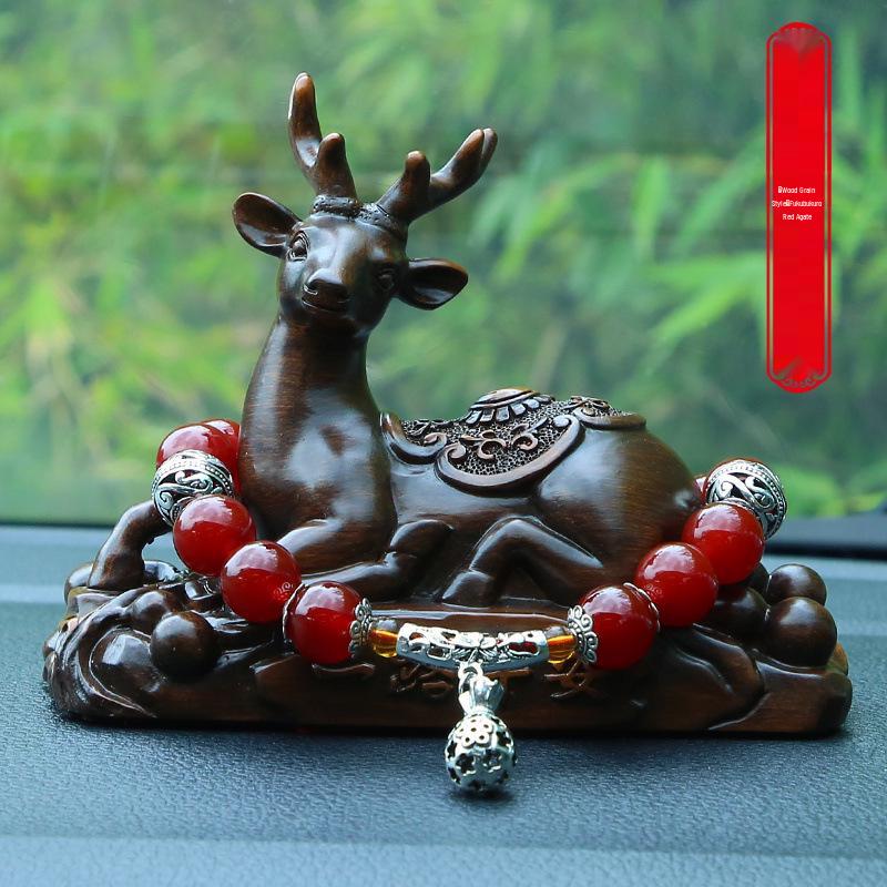 High-End Deer Car Ornament: Unisex Perfume for Center Console Decoration