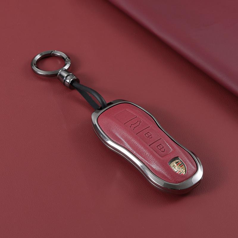 Porsche Panamera Cayenne Macan 718 Men's Protective Key Case & Buckle
