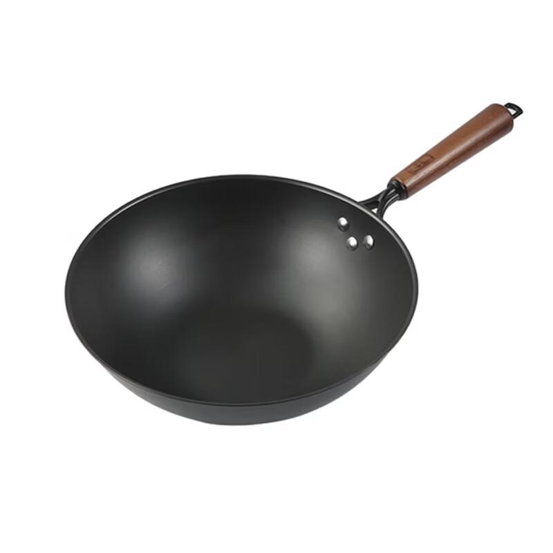 Zhang Xiaoquan Handcrafted Fine Iron Wok with Lid