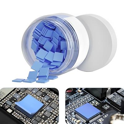 Thermal Conductive Silicone Pad Shock Absorption 100pcs Soundproof Silicone Thermal Pads Heat Resistant High Strength for Speaker for Gaskets