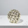 Modern Minimalist Metal Honeycomb Ball Ornament for Home and Office Decor