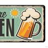 15 x 30cm Shabby Chic Metal Wall Sign Plaque Art Poster Restaurant Tavern Cafe Bar Pub Tin
