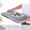 1 szt. Grill Mięso Głęboka Taca Ze Stali Nierdzewnej Prostokątna Akcesoria Kuchenne Gotowany Ryż Kiełbasa Talerz Barbecue Przechowywanie Herbaty