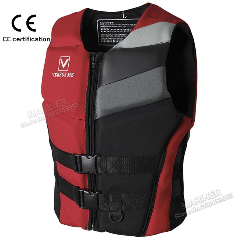 

Рятувальний жилет Wakesurf Comp Vest, сертифікований CE, неопреновий рятувальний жилет для вейк-серфінгу, але чудово підходить для всіх інших водних видів спорту 2XL (Weight-70-90KG)
