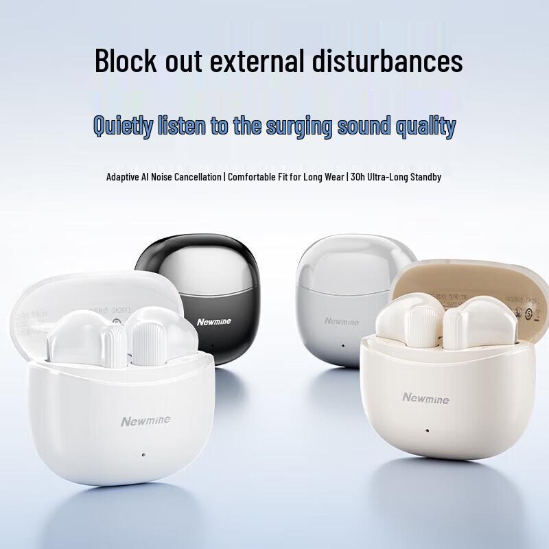 Newmine T8 Semi-In-Ear Wireless Bluetooth Earphones