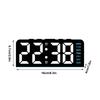 Digital LED Alarm Clock Desktop Table Clock Night Light with Time Temperature Display Backlight Snooze Clock Modern Decor