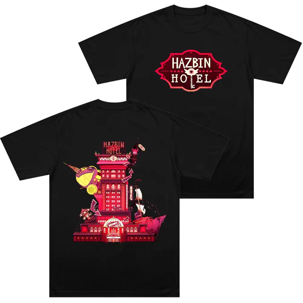 Charlie Morningstar T Shirts HazbinHotel Anime Unisex Tshirts Summer Women Men Cotton Short Sleeve Casual Streetwear 2XL