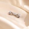 Gold Sand Moissanite Pearl Necklace Clasp & DIY Bracelet Connector Buckle for Women