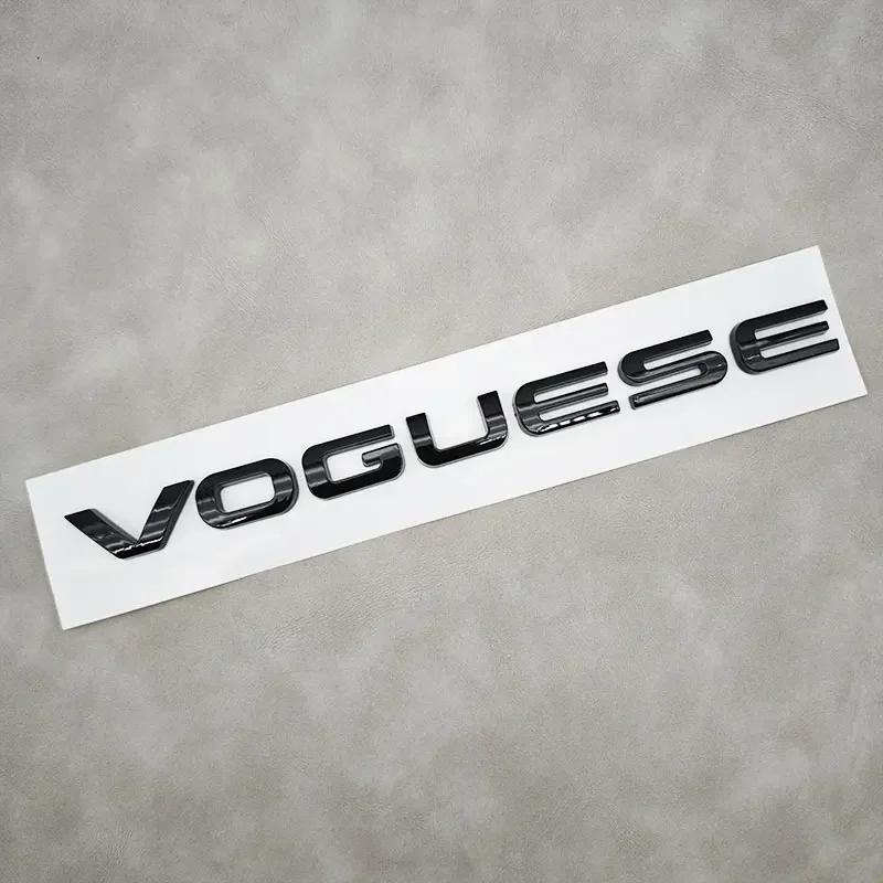 1Pc Range Rover Executive Extended Edition Accessories 3D ABS VOGUE SE Letters Logo Car Rear Trunk Badge Stickers