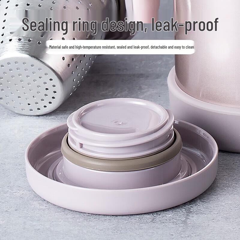 Thermos 500ml Tea Separation Insulated Travel Mug