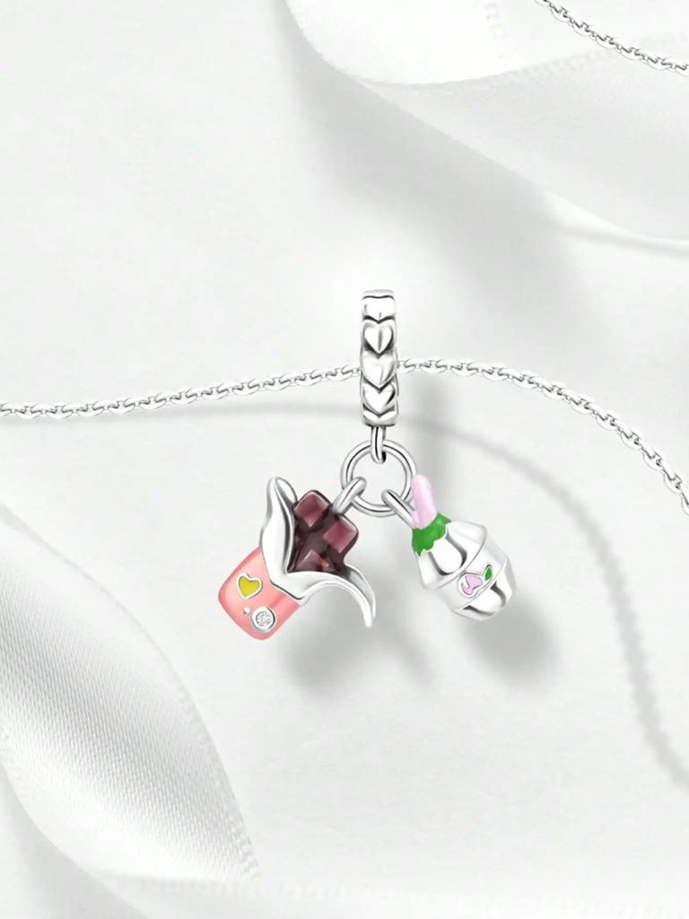 Charms Plata Copper Colors Ice Car Shaved Ice Machine Beads Charm Pendant For Original Bracelet For Women Diy Jewelry Love Gift
