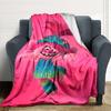 1Pc Pink Hair Adventure Blanket For Couch Bed Plush Cozy Fuzzy Blanket Super Soft Warm Blankets For Fall And Winter 091849