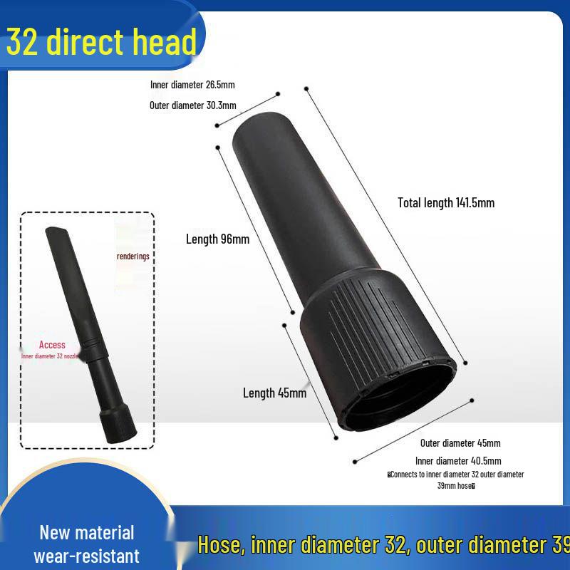 Universal Vacuum Cleaner Attachment Set with Adapter and Connector