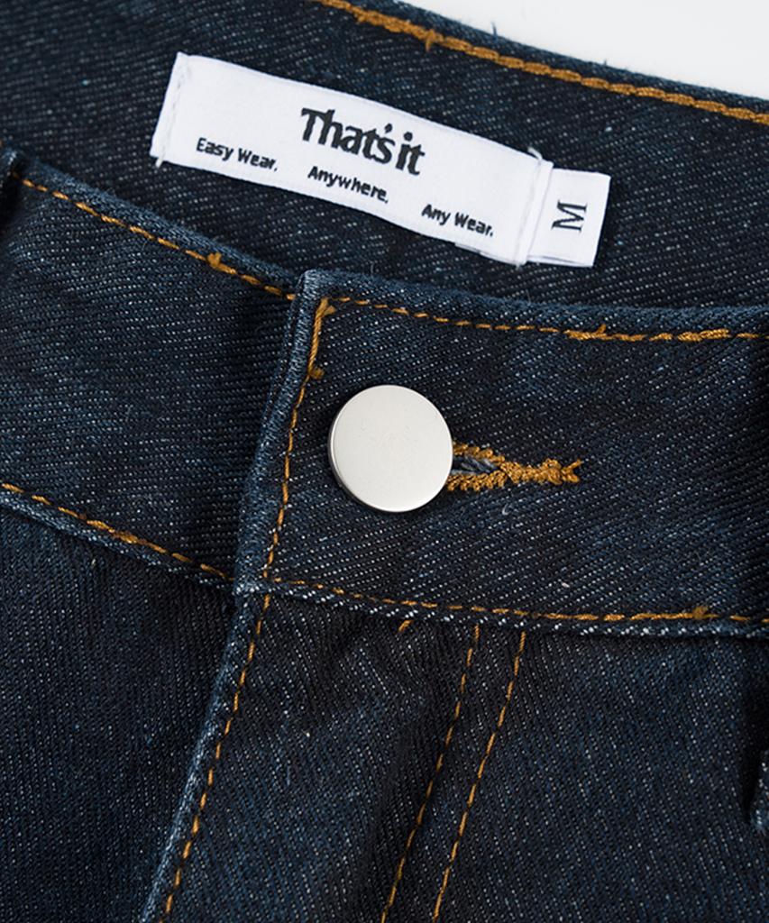 Descheuis Everyday Bio-Washed Relaxed Denim Pants Indigo