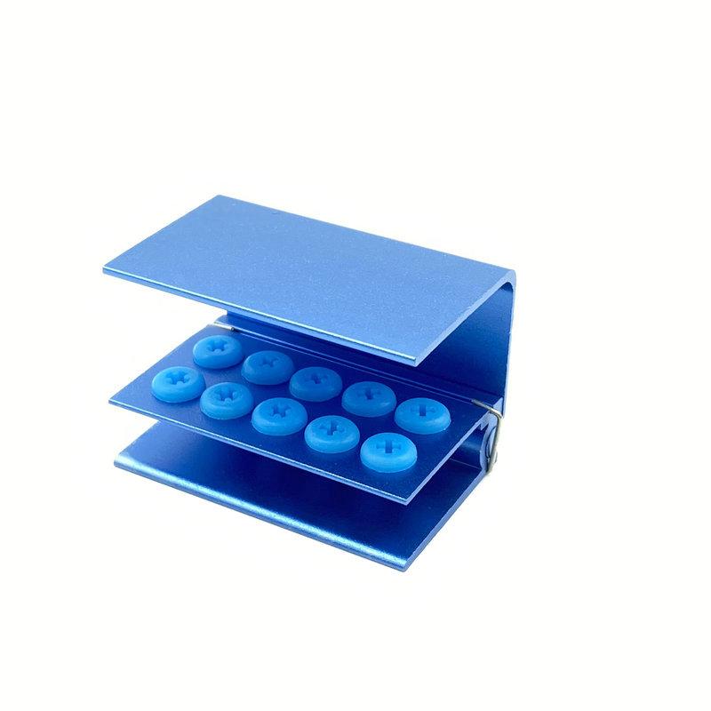 

10/16/24 holes Dental Burs Holder Block Case for High Speed Burs& Low Speed Burs Dental Autoclavable Burs Holder