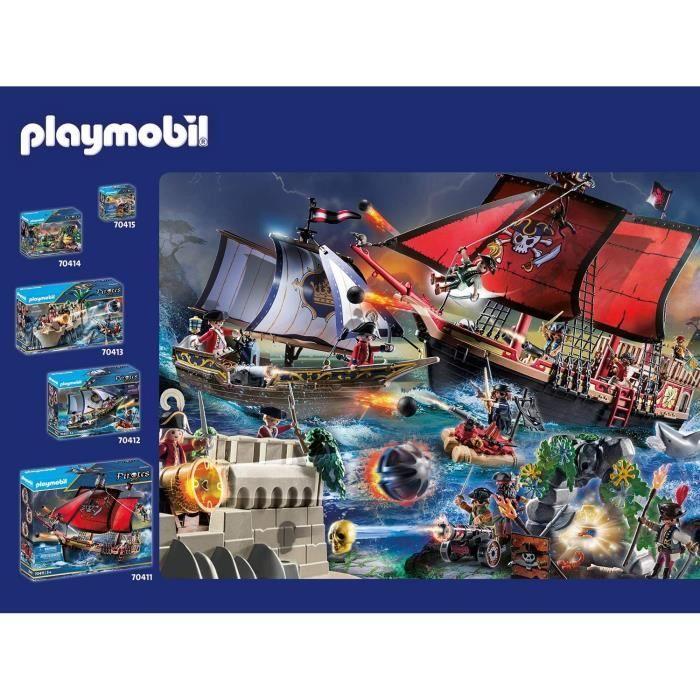 Calendrier de l'avent playmobil - pirates - la magie de noël