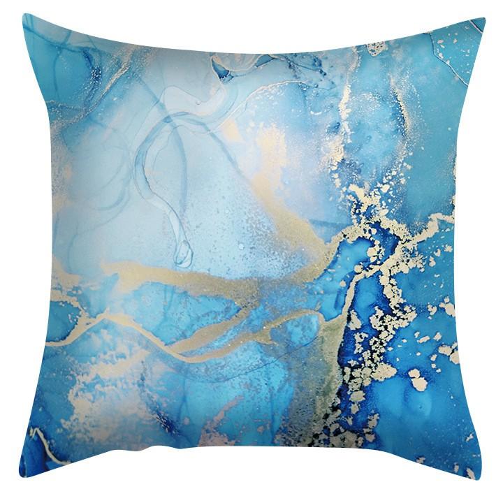 Abstract Blue Pillowcase Fashion Cushion Car Pillow Sofa  Cover