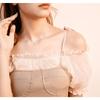 Girls' Heart Butterfly Necklace Korean Style Light Luxury Temperament Inlaid Zircon Necklace Niche Design Sense Clavicle Chain