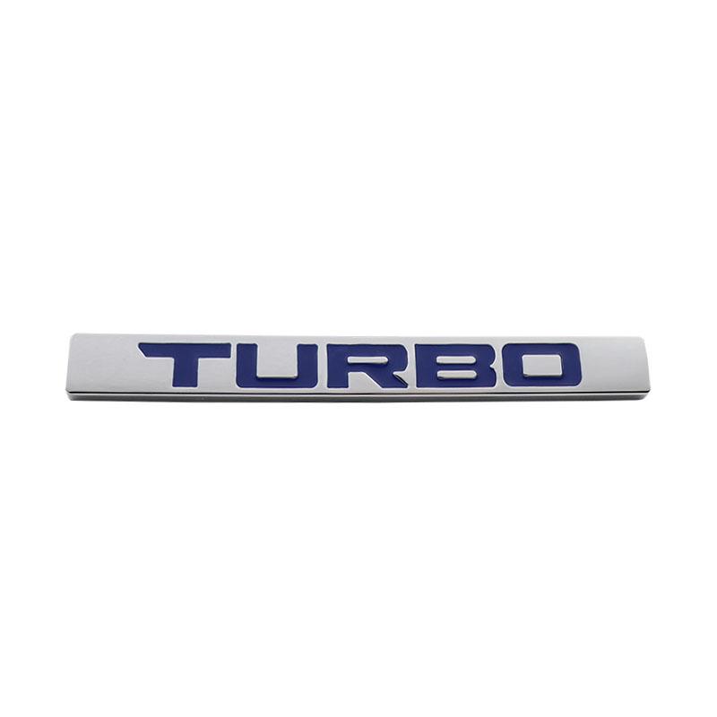 3D Premium TURBO for i-VTEC car Hood Fender trunk Rear Bonnet Nameplate Decal Emblem Badge Sticker
