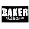 1 Stück 2D Flachdruck Flagge, Bäcker-Skateboard Flaggenbanner Außen Dekoration, Hof Dekoration, Garten Dekoration Geeignet für Haus Garten Außen Wand Dekoration