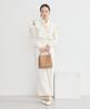 Music Casual Ribbon Ruffle Blouse for [Earth & Ecology] Women, Off-White