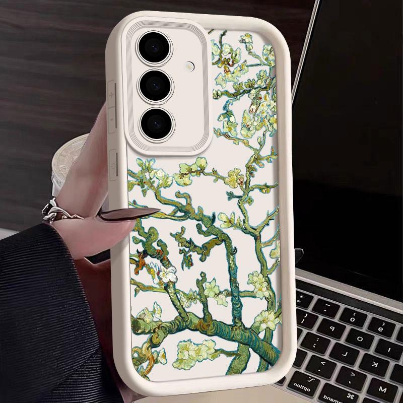 Phone Case For Samsung S26 S25 S24 S23 S21 S20 Ultra Van Gogh Wheatfield Cypresses Painting For Galaxy S25 S24 FE S26 Plus Cover
