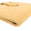Used CHANEL Coin Case Matrasse Compact Wallet Card Case Lambskin Beige 31 Series