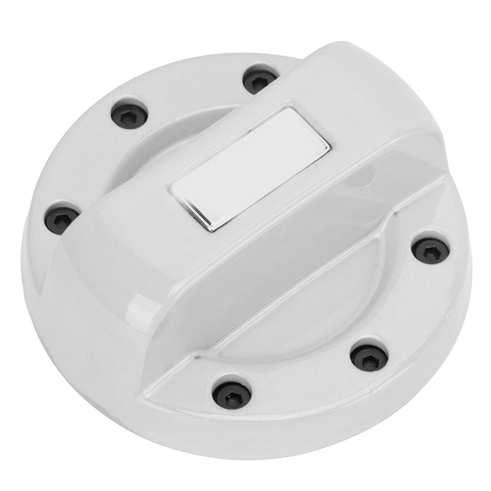 Gas Fuel Tank Cap Cover 6.9cm Diameter Stylish Design Replacement for SCION FRS FRS 2013‑2016 Silver