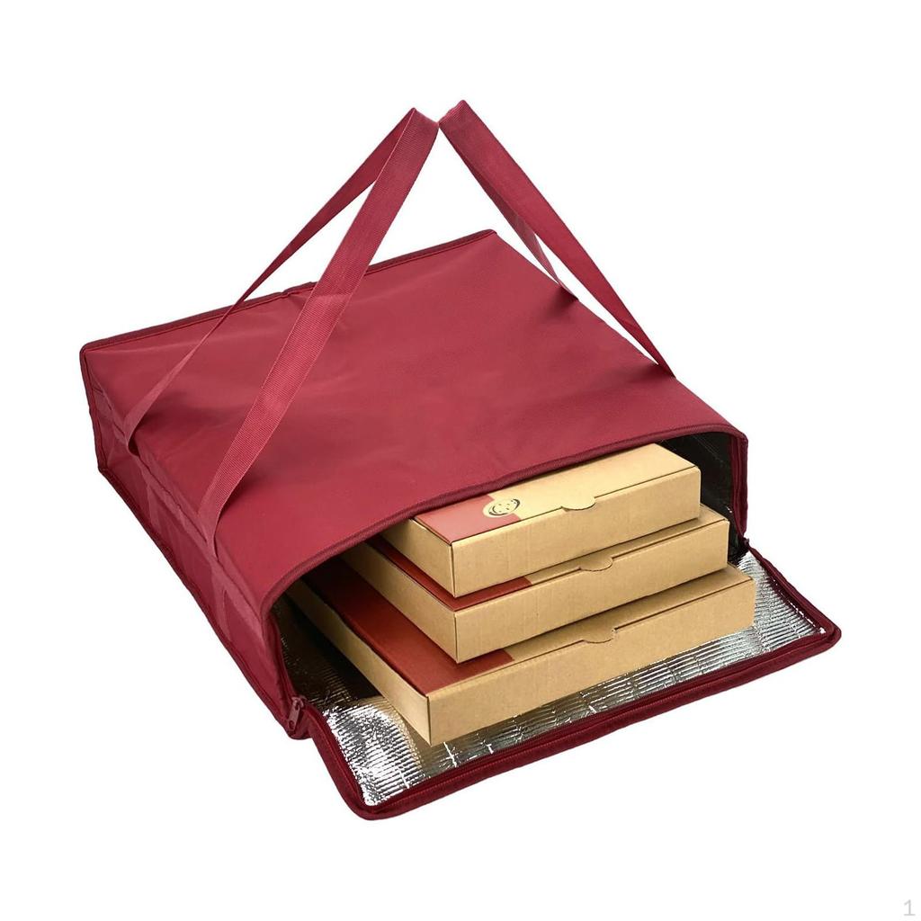 Tasche Essenslieferung Isoliert Lebensmittel Große Pizza-Warmhaltebox Ohne Griff Mehrzweck Geeignet für