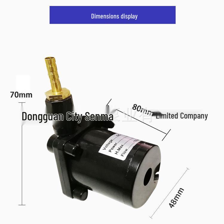 12V DC Mini Submersible Water Pump for Slotting, Drilling, Hole Opening & Cutting Machines - Free Shipping
