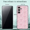 Bow Cute Pink Girly Cartoon Design Phone Case For Samsung Galaxy S26 S25 S24 S23 S22 S21 Plus Ultra Note20 Soft Black
