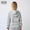 Teenie Weenie Zhao Lusi Style Bear Hooded Knit Cardigan