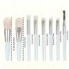 8pcs Mini Multipurpose Makeup Brush Set, Professional Makeup Tools Kit For Blush, Highlighter, Eyeshadow, Powder, Concealer