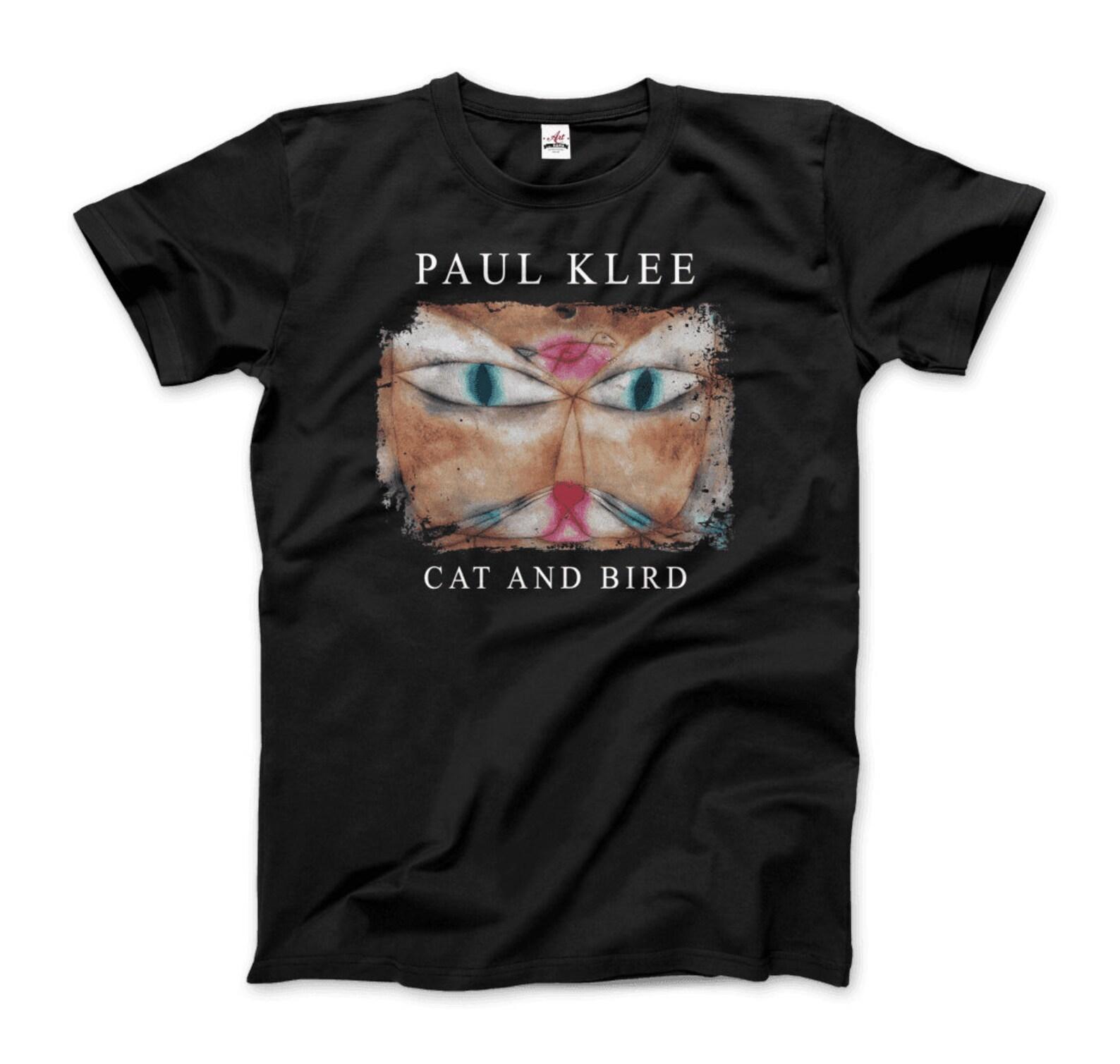 Paul Klee - Cat and Bird, 1928 Artwork T-Shirt XL