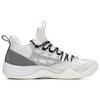 361 Q Stretch Sports Cushioning Slip Resistant Abrasion Resistant Low Top Basketball Shoes Men's White 572021109-4
