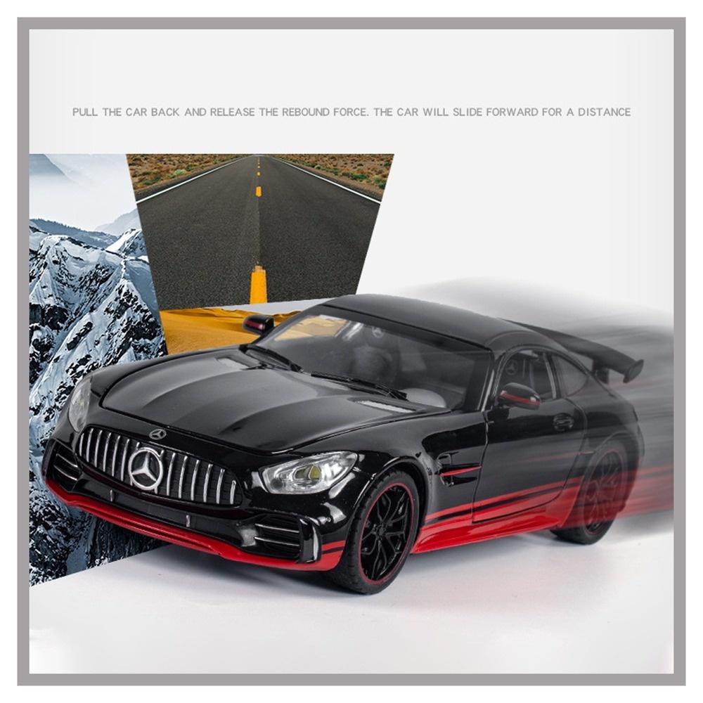 KLT 1:24 Mercedes GTR 20.5cm Alloy Model Car for Kids Toys for Boys Toys for Kids Cars Toys
