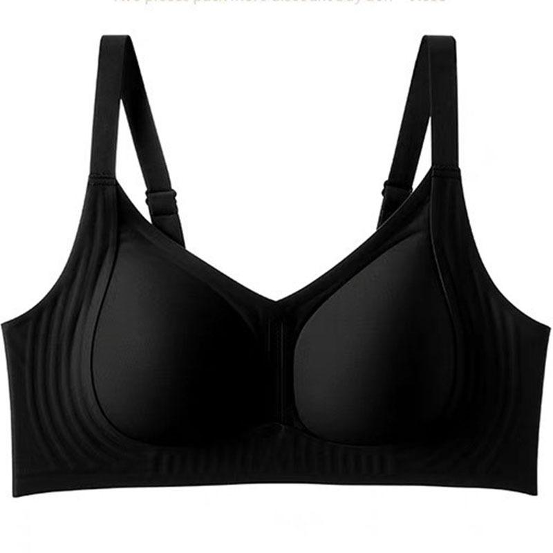 Invisible Bra Women's Underwear Breathable One-piece Fixed Cup Bra Gathering Invisible Bra Push Up Bra