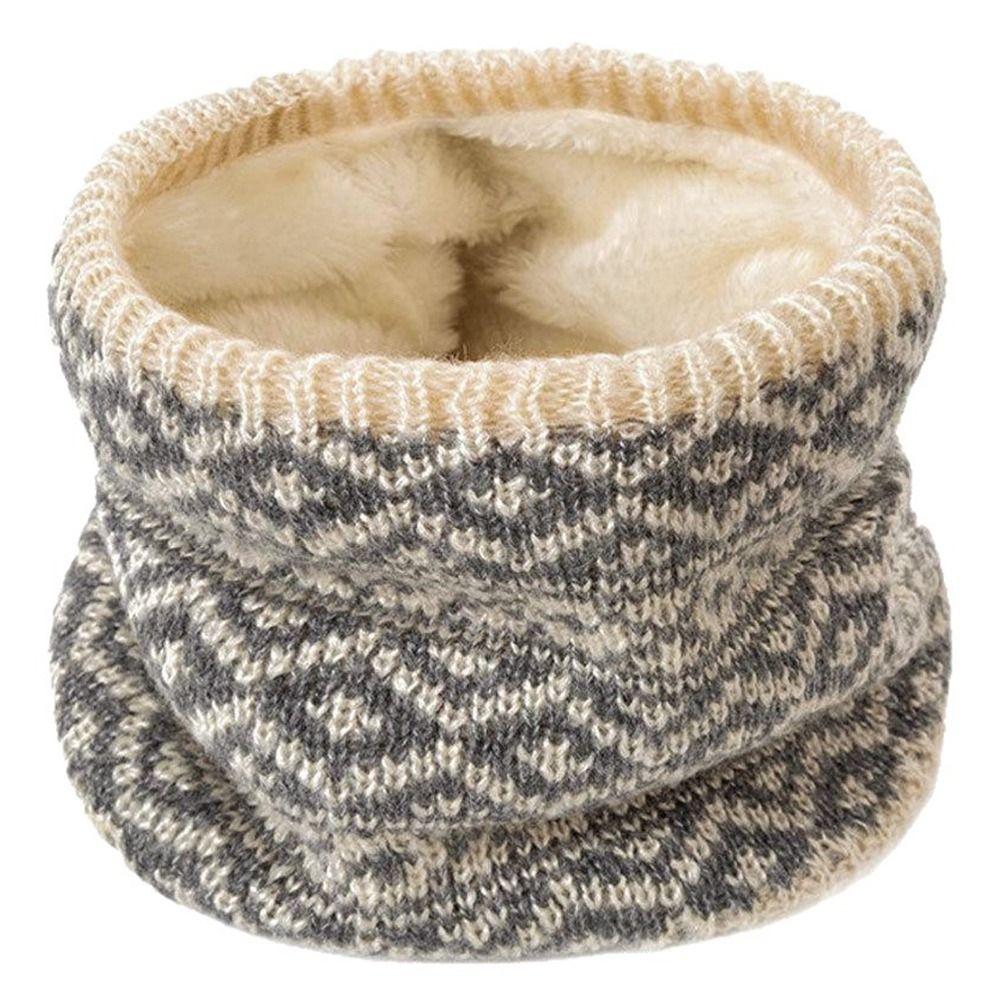 Soft Winter Neck Warmer Knitted Face Mask Fashion Neck Scarves Women Men