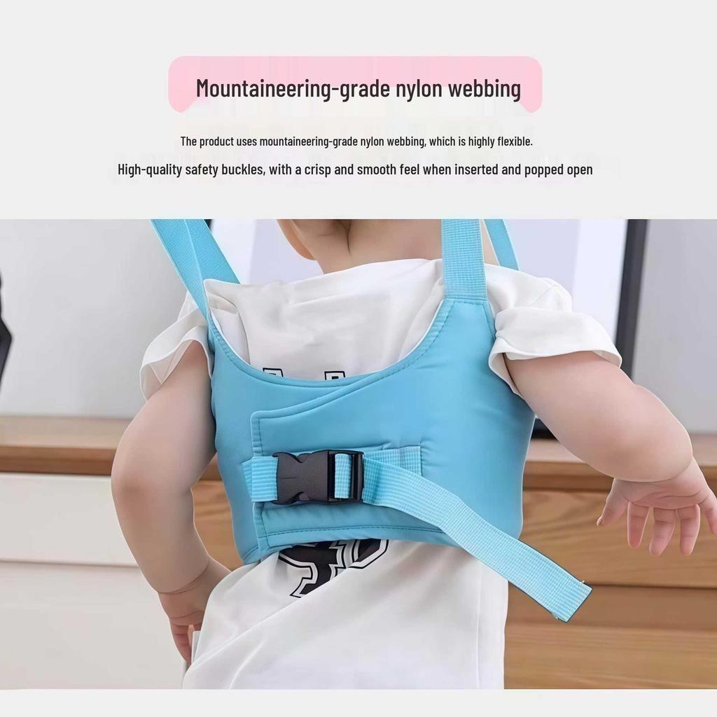 Breathable Baby Walking Harness & Anti-Fall Leash for Infants & Toddlers