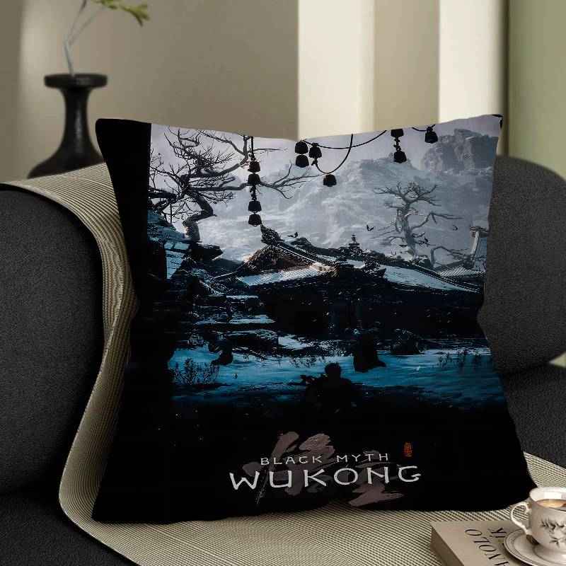 Video Game B-Black M-Myth-WuKong Pillowcases Home Bedding Decorative Pillow Cover Wedding Super Soft Pillow Case