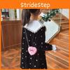 Solid Shape Love Color Bow Chain Shoulder Bag Children Outdoor Crossbody Bag
